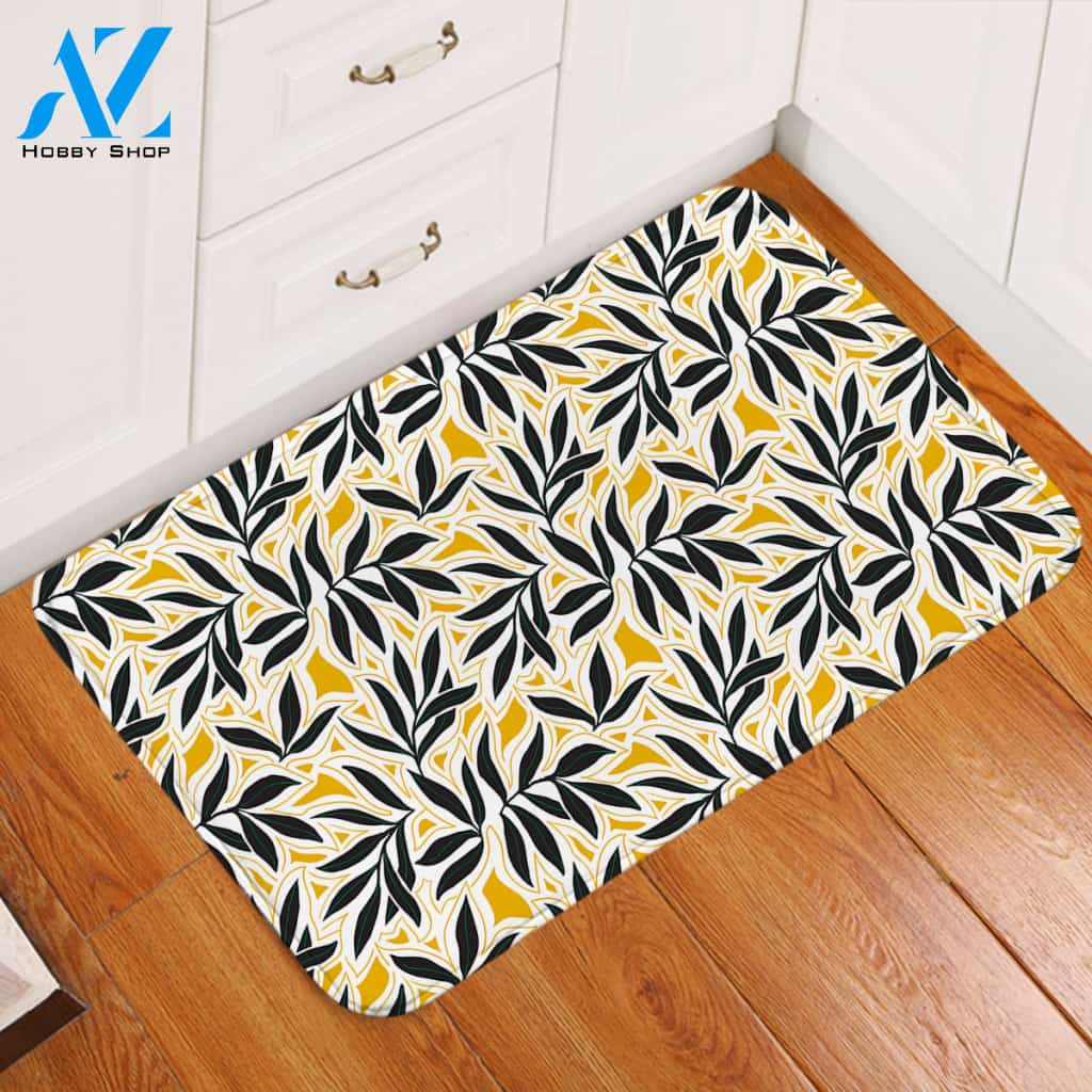 Leaf Maze Door Mat