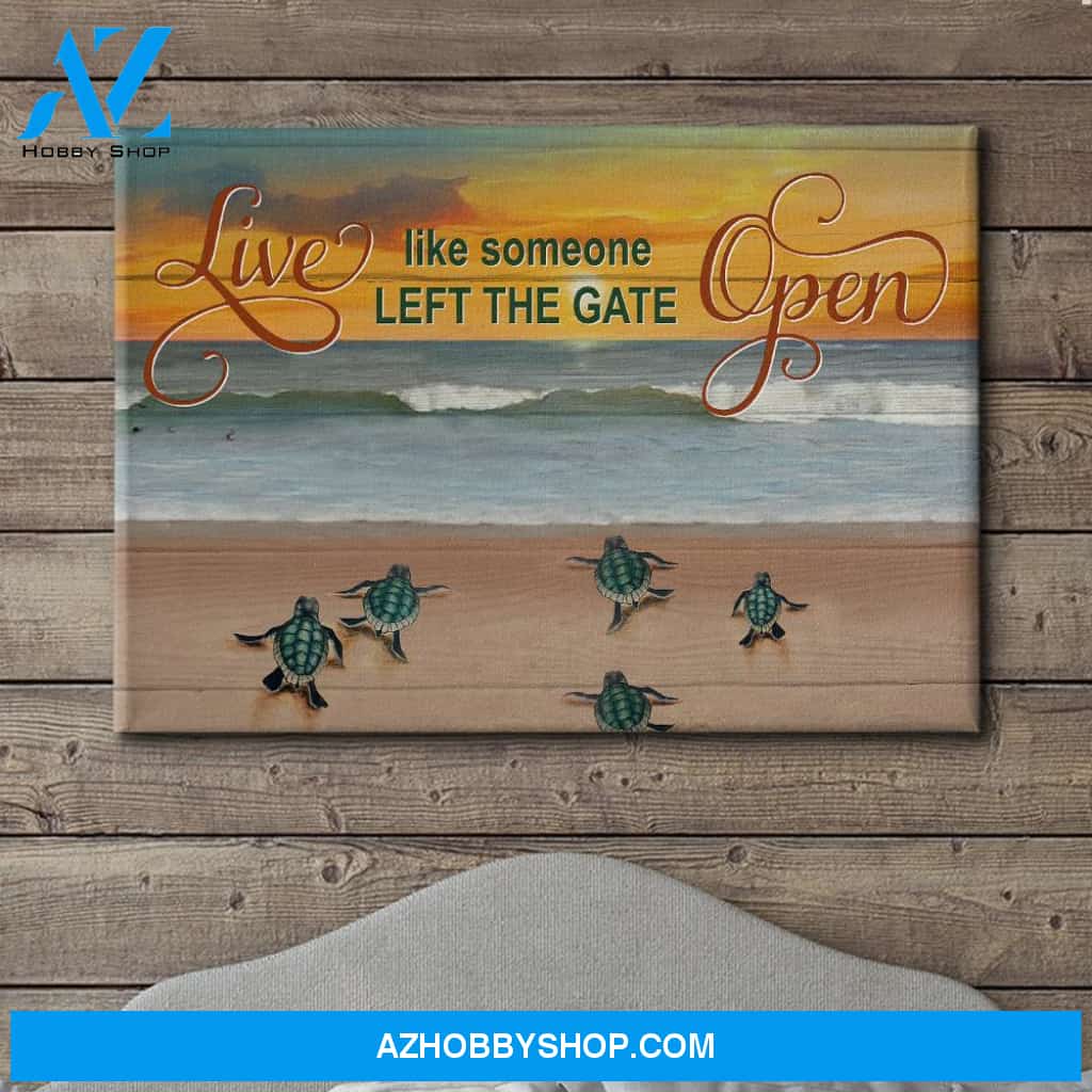 Left The Gate Open - Premium Matte Canvas