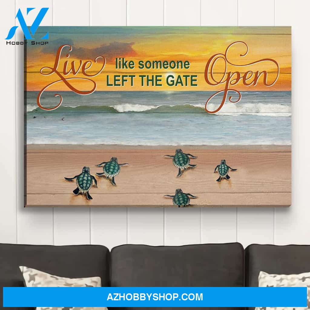 Left The Gate Open - Premium Matte Canvas