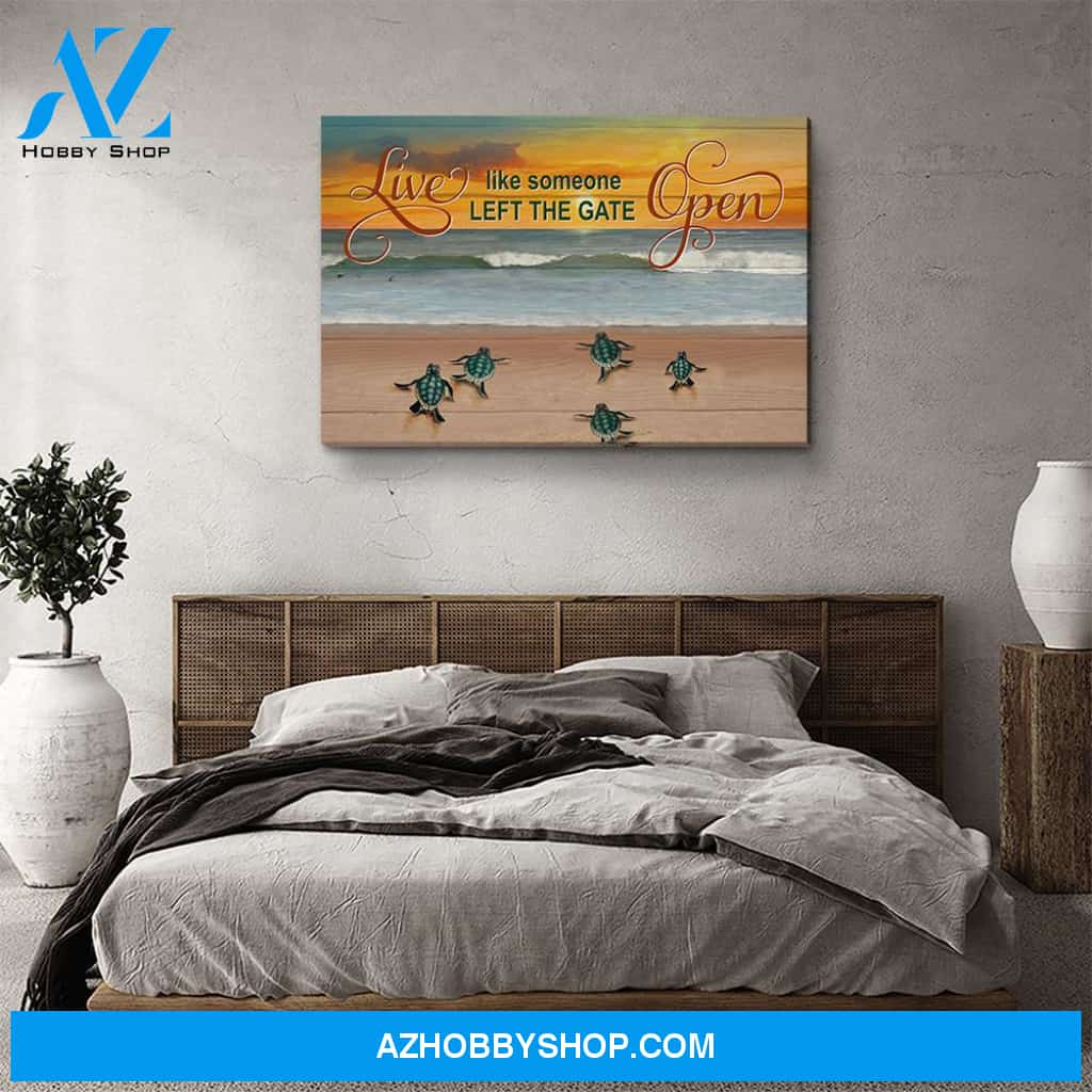 Left The Gate Open - Premium Matte Canvas