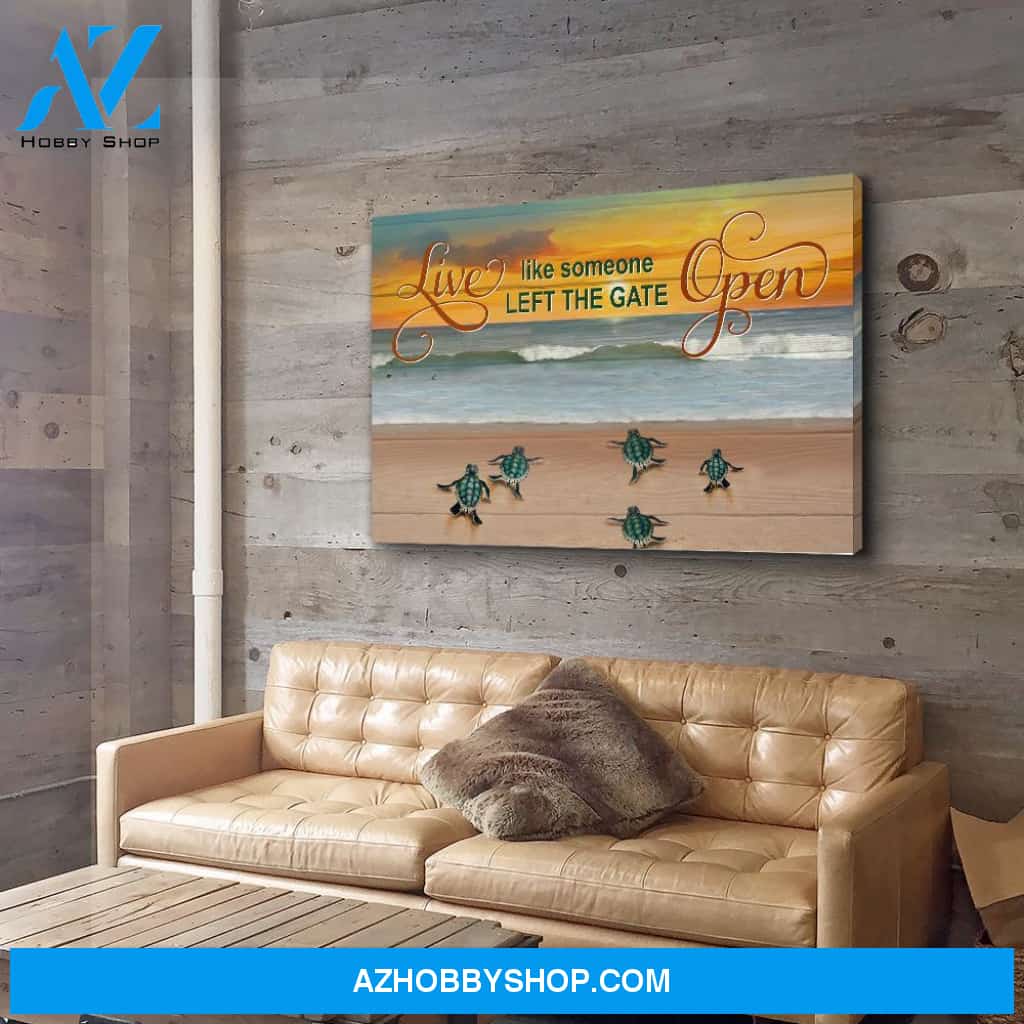 Left The Gate Open - Premium Matte Canvas