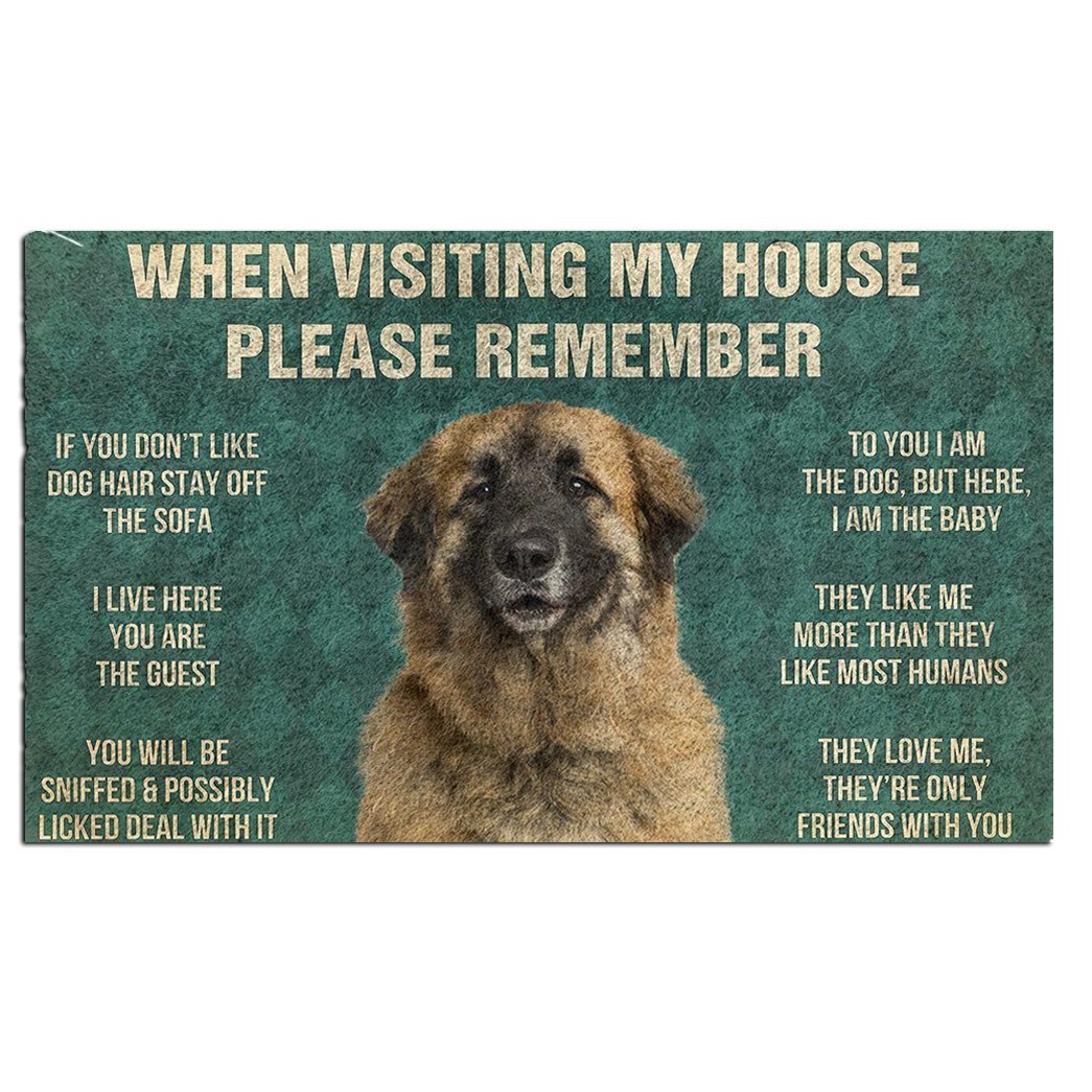 Leonberger's Rules Doormat