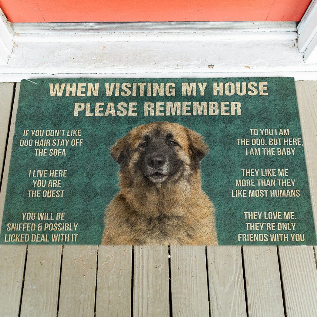 Leonberger's Rules Doormat