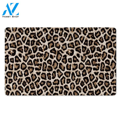 Leopard Door Mat