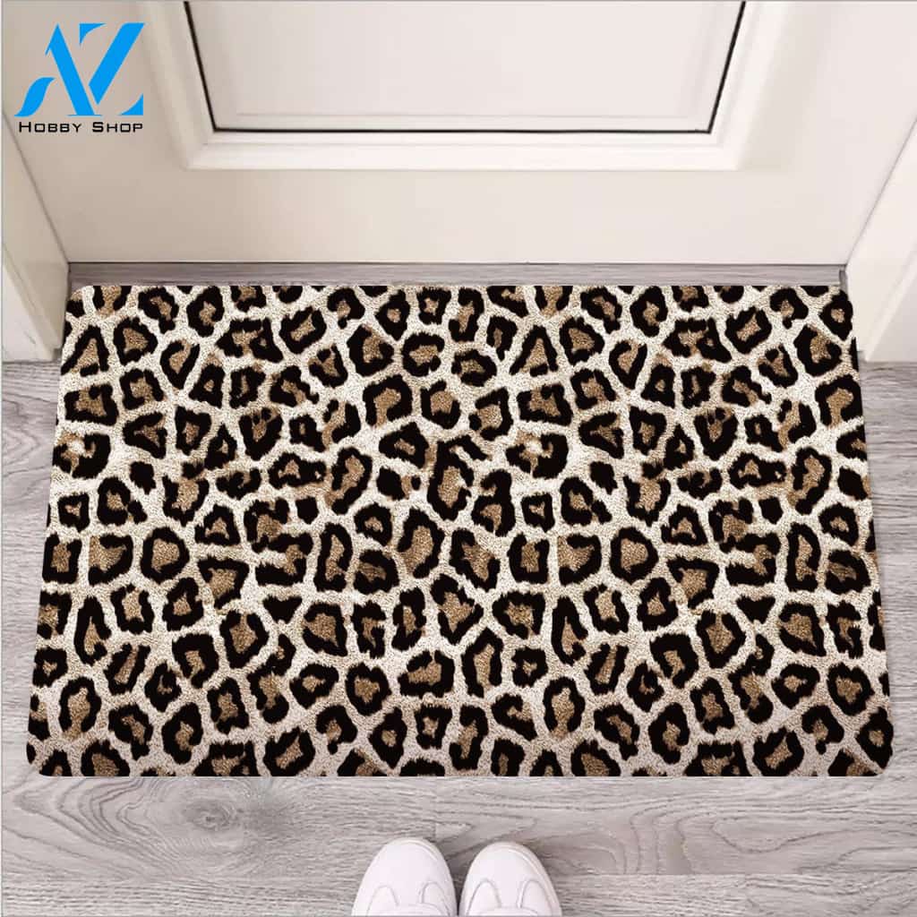 Leopard Door Mat