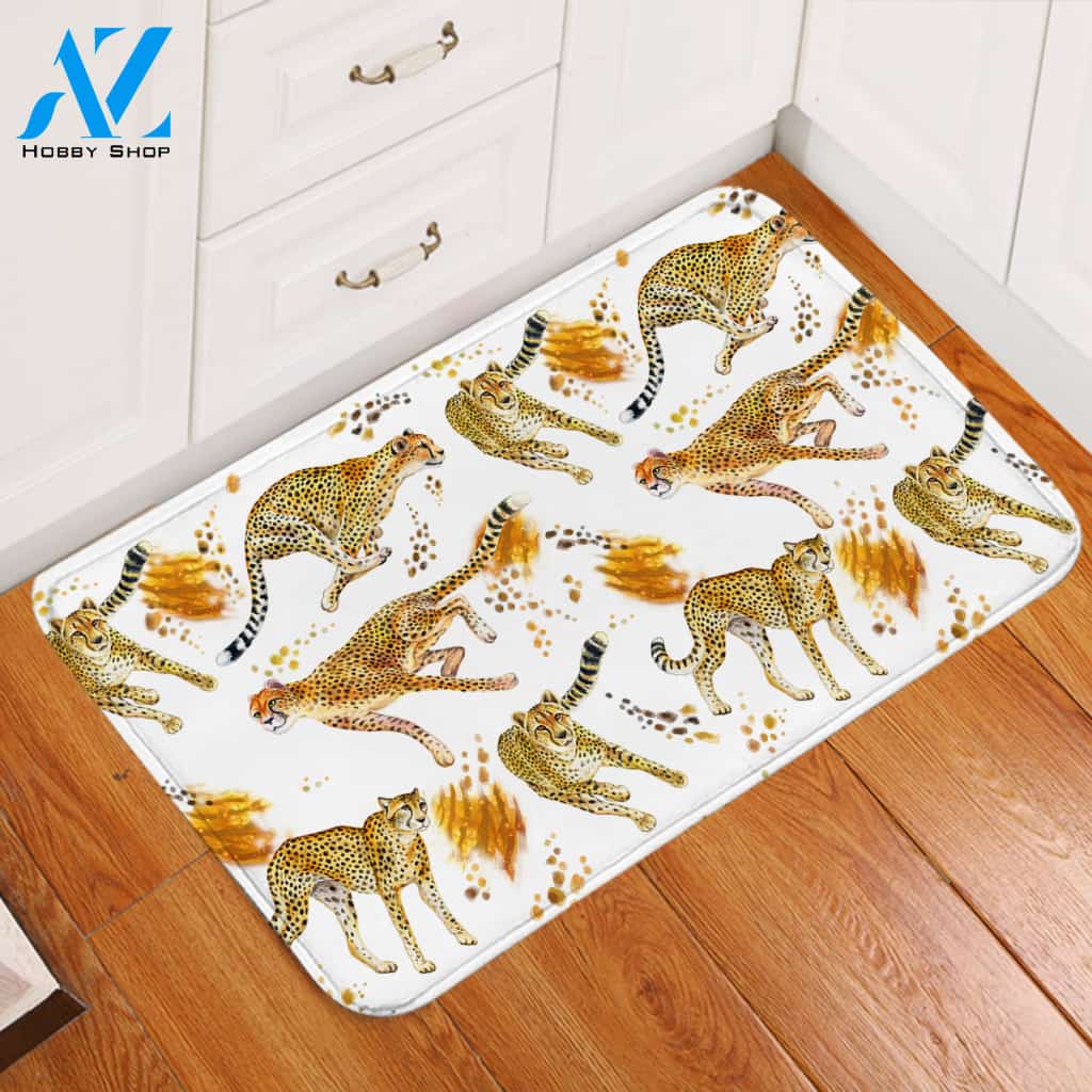Leopard Pattern Door Mat