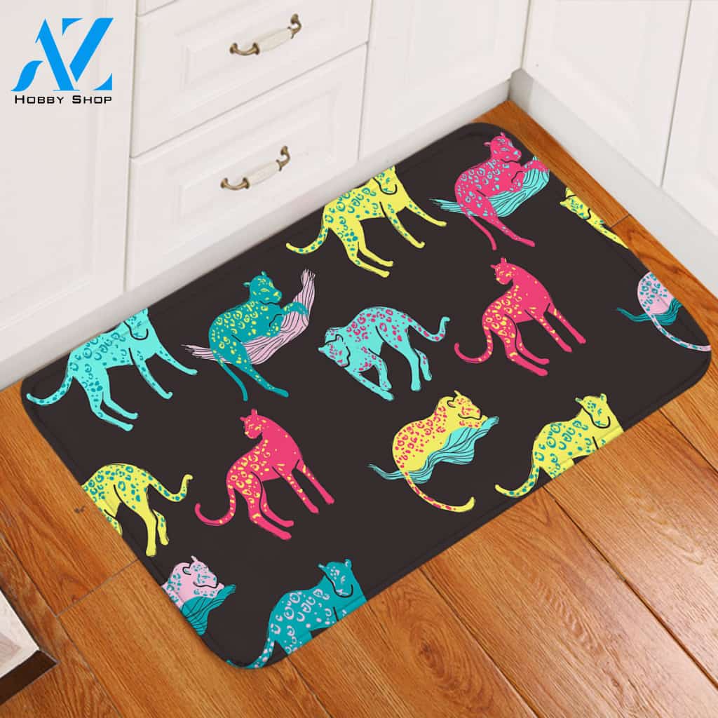 Leopard Things Door Mat