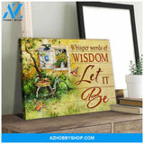 Let it be 2 Hummingbird Canvas Wall Art Decor