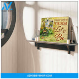 Let it be 2 Hummingbird Canvas Wall Art Decor