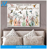 Let It Be 2 Hummingbird Wall Art Canvas