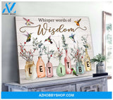 Let It Be 2 Hummingbird Wall Art Canvas