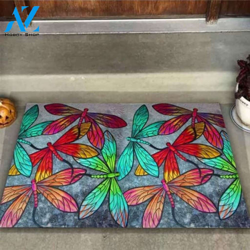 Let it be art Dragonfly Doormat | Welcome Mat | House Warming Gift