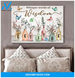 Zalooo Let It Be Butterfly Wall Art Canvas