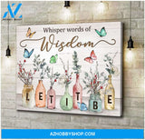 Zalooo Let It Be Butterfly Wall Art Canvas