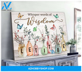 Zalooo Let It Be Butterfly Wall Art Canvas