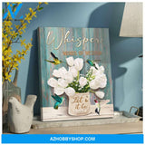 Let it be Hummingbird Canvas Wall Art Decor, gifts for hummingbird lovers