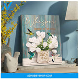 Let it be Hummingbird Canvas Wall Art Decor