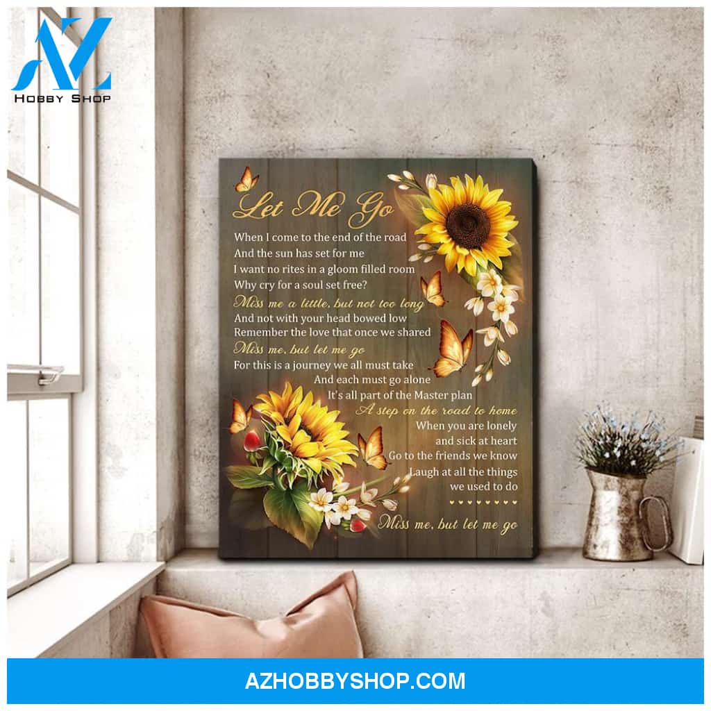 Zalooo Let Me Go Butterfly Wall Art Canvas