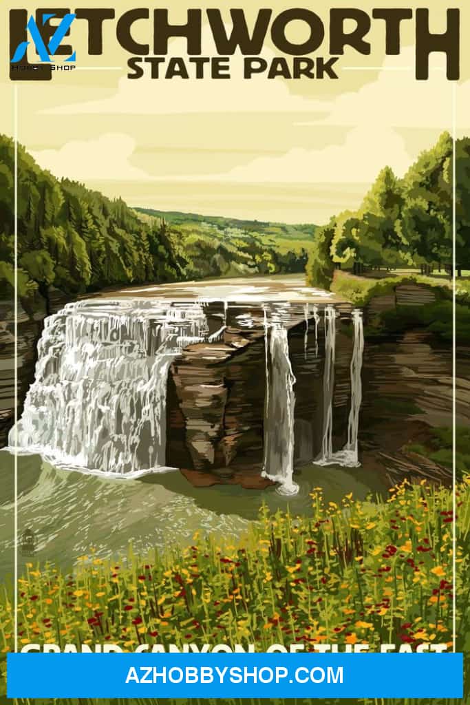 Letchworth State Park New York Middle Falls Grand Canyon Of The East