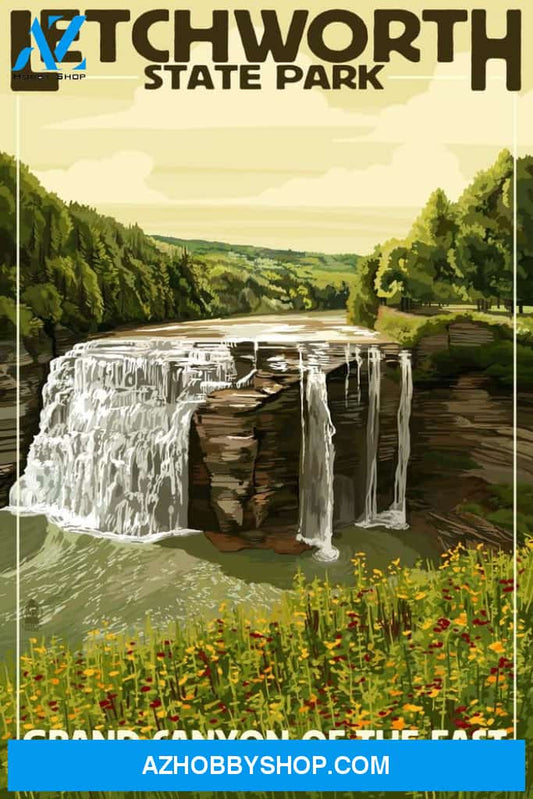 Letchworth State Park New York Middle Falls Grand Canyon Of The East