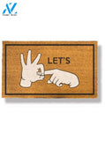 Let's Fuck Doormat by Funny Welcome | Welcome Mat | House Warming Gift