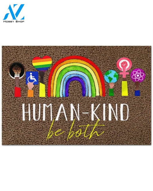 LGBT Black Lives Matter Rainbow Be Kind Doormat Gift For Friend Family Birthday Gift Home Decor Warm House Gift Welcome Mat