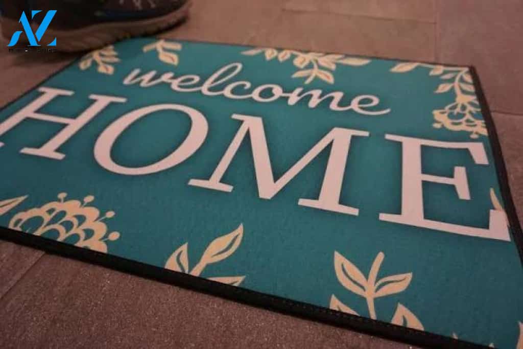LGBT Doormat In Our Home Love Wins, LGBT Doormat, LGBT Gift, Lgbt Pride Doormat, Custom Doormat