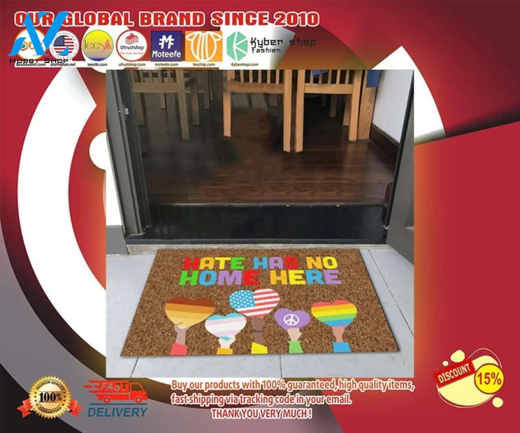 LGBT Hate has no home here doormat – LIMITED EDITION