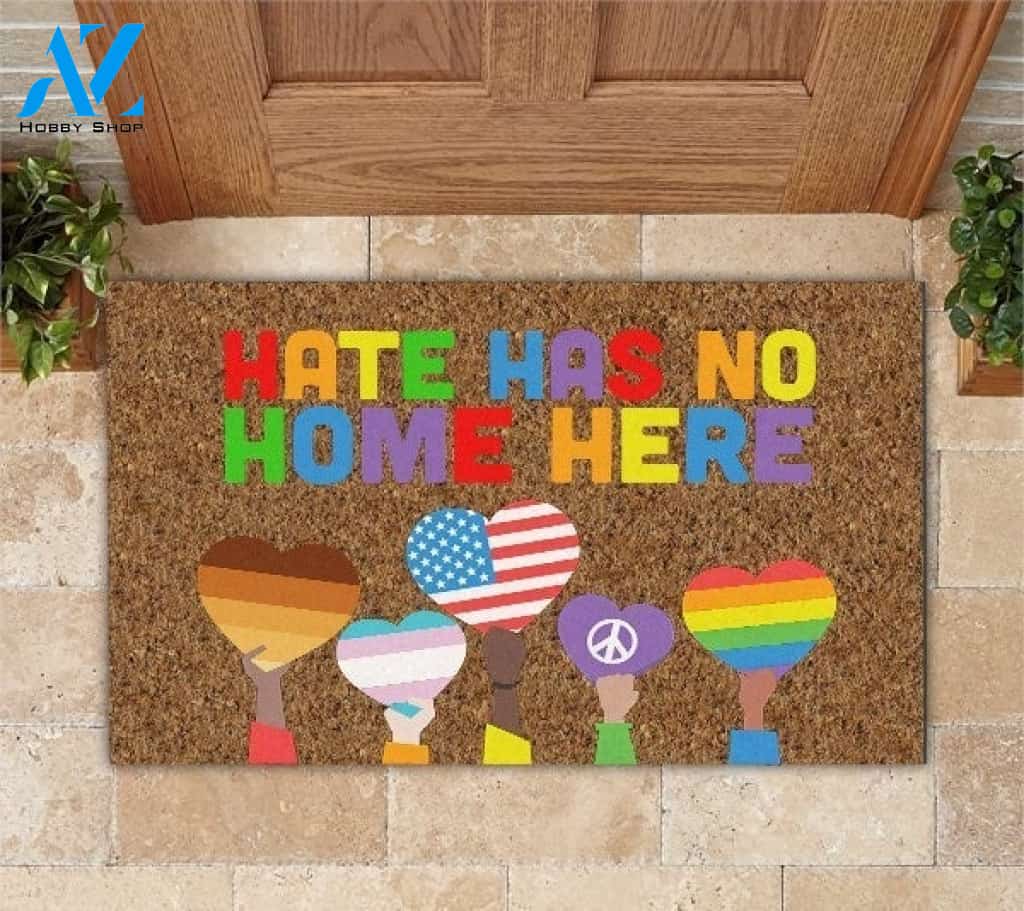 LGBT Hate Has No Home Here Doormat – TAGOTEE
