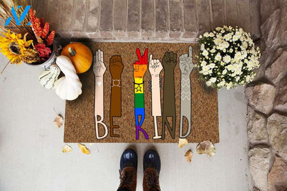 LGBT Pride Be Kind Doormat