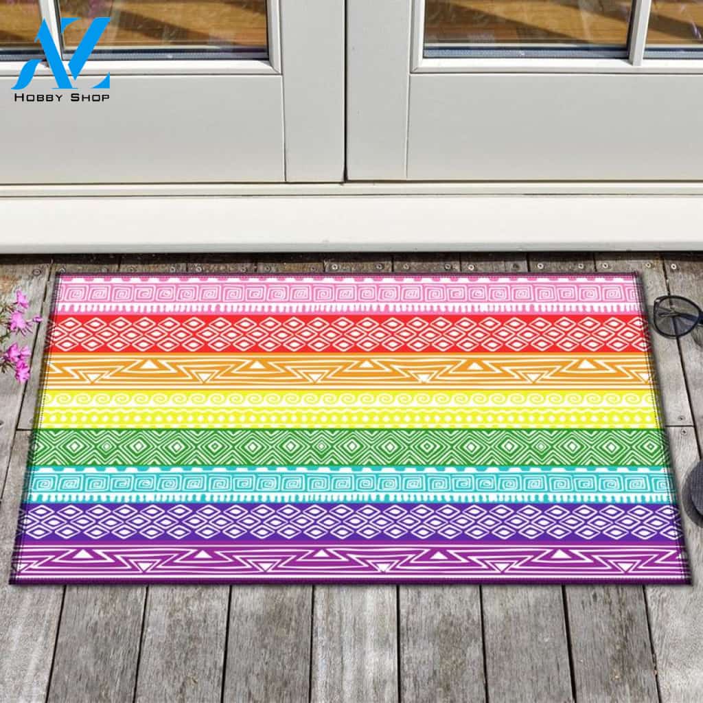 LGBT Pride - That Started It All Flag Doormat Welcome Mat House Warming Gift Home Decor Funny Doormat Gift Idea