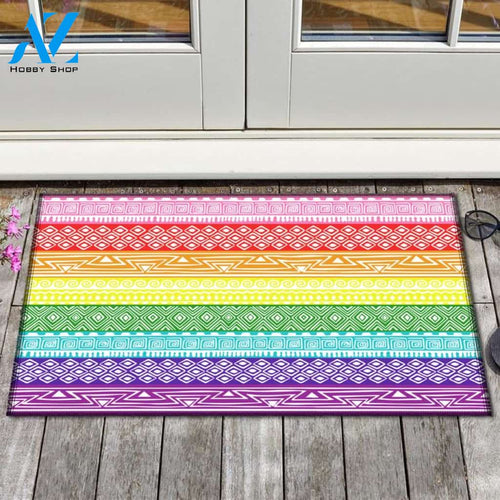 LGBT Pride - That Started It All Flag Doormat Welcome Mat House Warming Gift Home Decor Funny Doormat Gift Idea