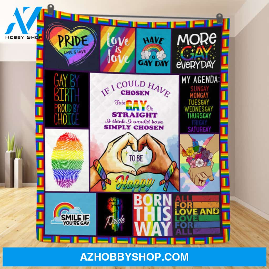 LGBT Rainbow Bedding, LGBT Gay Les Fleece Blanket Home Decor Bedding Couch Sofa Soft And Comfy Cozy