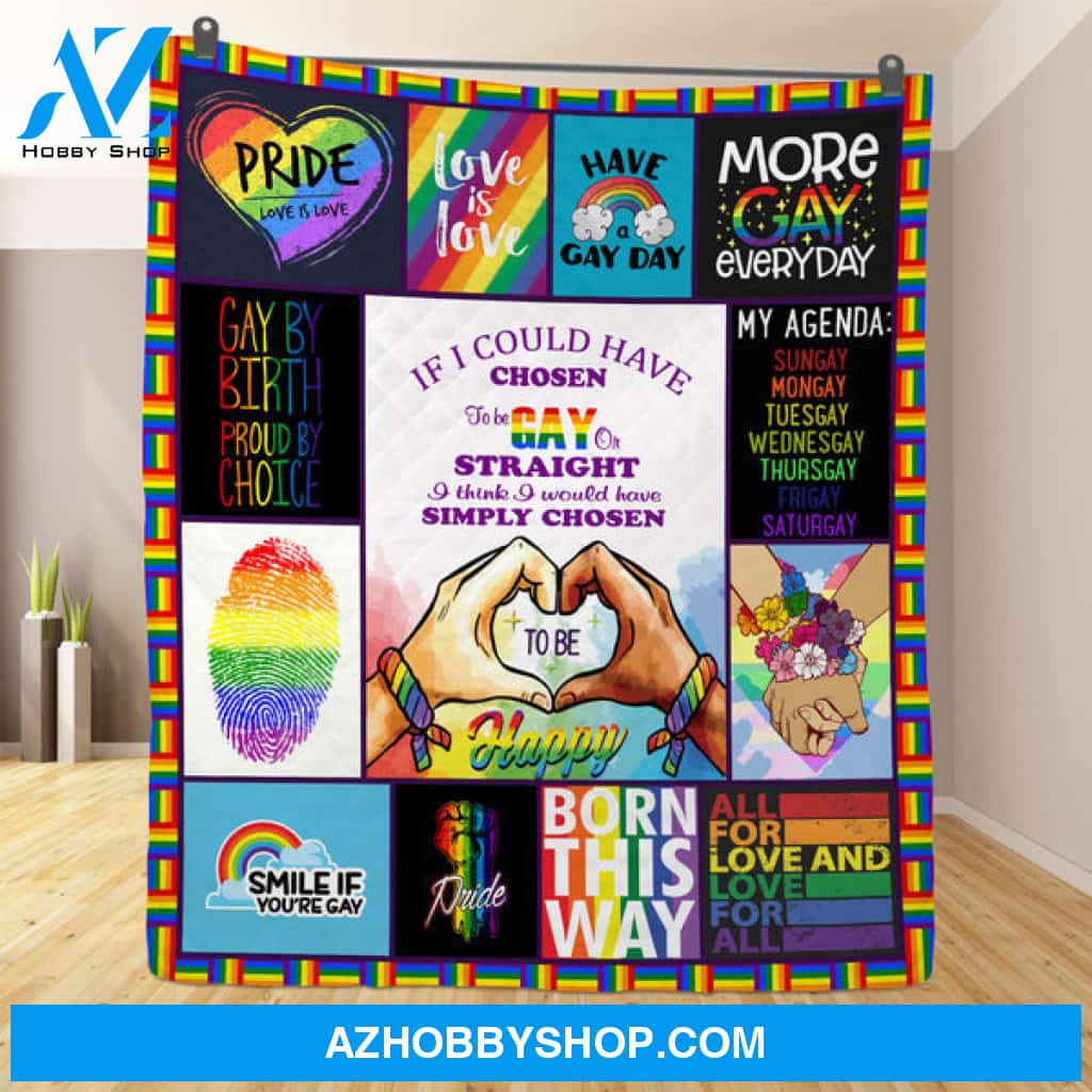 LGBT Rainbow Bedding, LGBT Gay Les Fleece Blanket Home Decor Bedding Couch Sofa Soft And Comfy Cozy