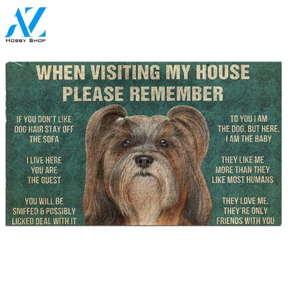 Lhasa Apso's Rules Doormat