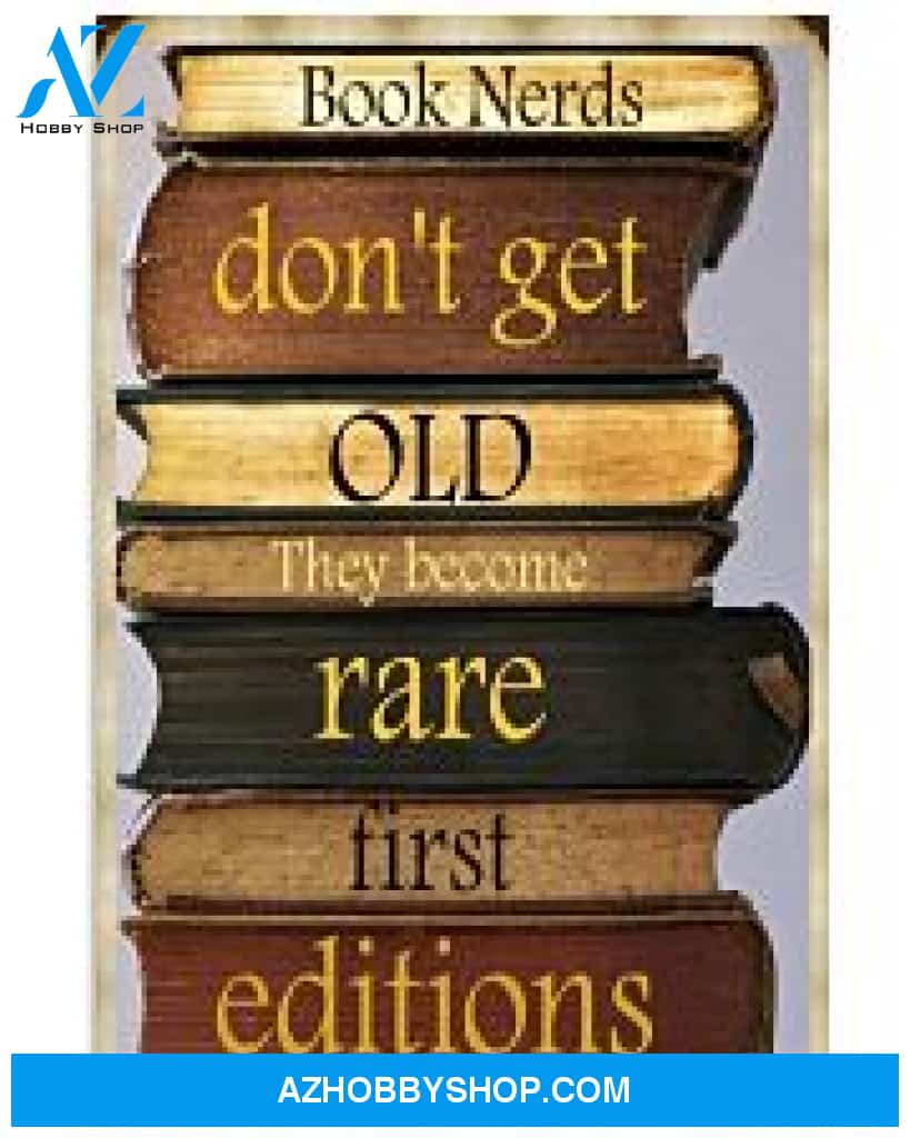 Librarian Poster Book Nerds Don T Get Old Wall Decor