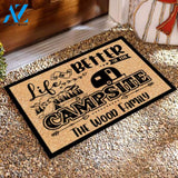 Life Is Better At The Campsite, Personalized Doormat