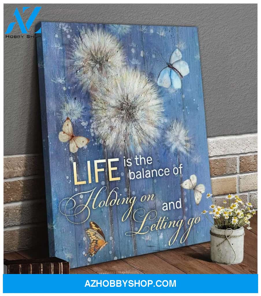 Zalooo Life Is Butterfly Purple Wall Art Canvas