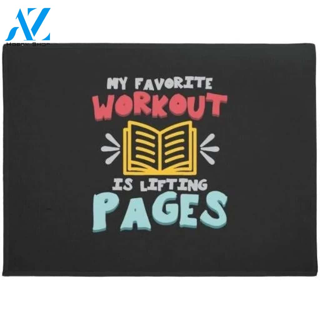 Lifting Pages Book Lovers Funny Love Reading Book Doormat Welcome Mat Housewarming Gift Home Decor Funny Doormat Gift For Friend