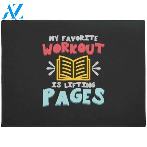 Lifting Pages Book Lovers Funny Love Reading Book Doormat Welcome Mat Housewarming Gift Home Decor Funny Doormat Gift For Friend