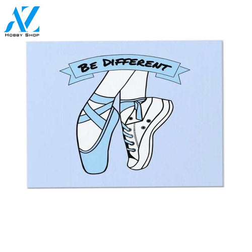Light Blue Ballet Shoes Doormat Welcome Mat House Warming Gift Home Decor Funny Doormat Gift Idea
