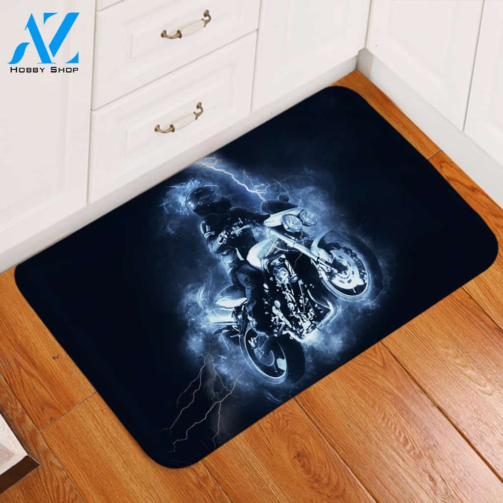 Lightning Rider Door Mat