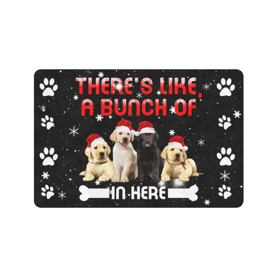 Like A Bunch Of Labrador Retrievers Lover Doormat Welcome Mat