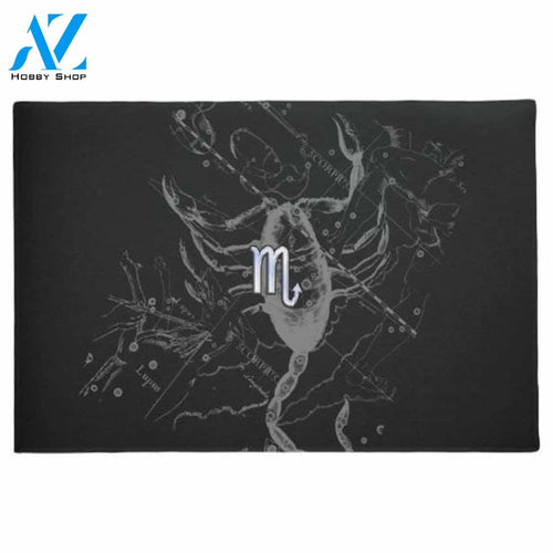 Like Scorpio White Zodiac Doormat Welcome Mat House Warming Gift Home Decor Funny Doormat Gift Idea