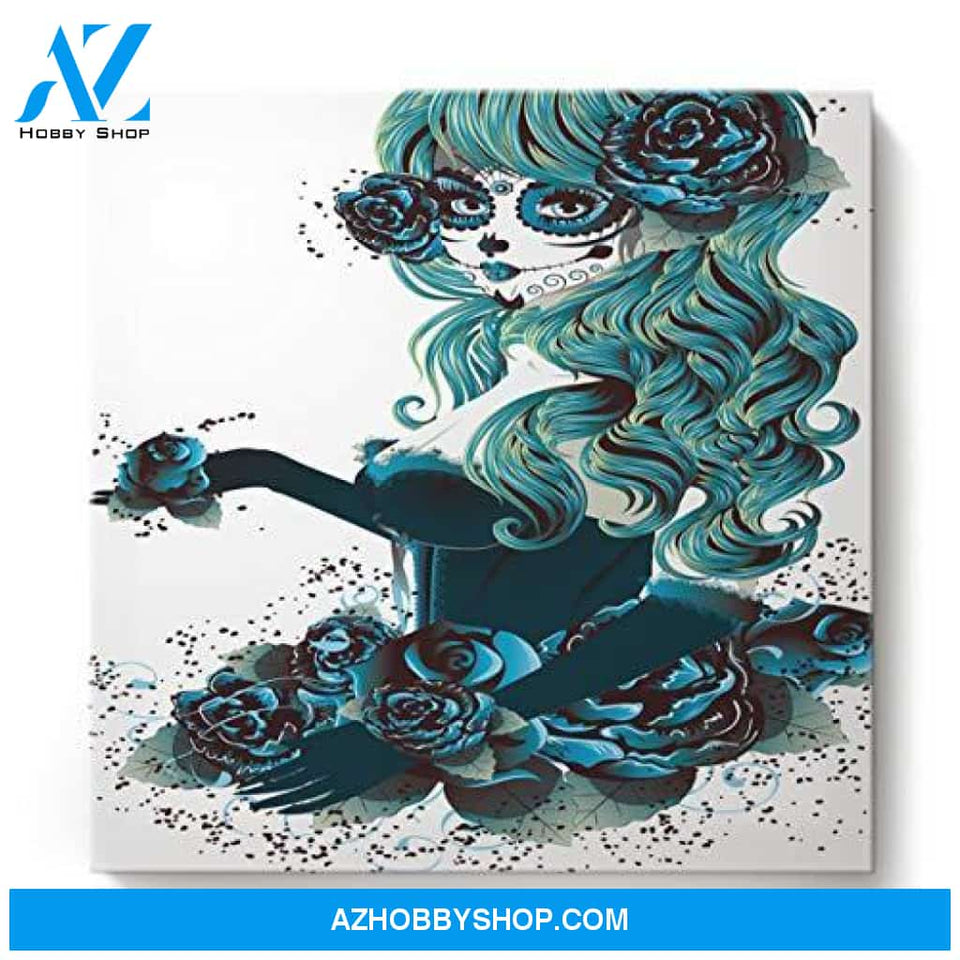 Lilac Flower With Butterfly – Landscape Canvas