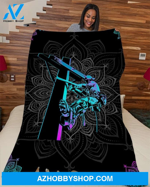 Lineman Premium Fleece Blanket