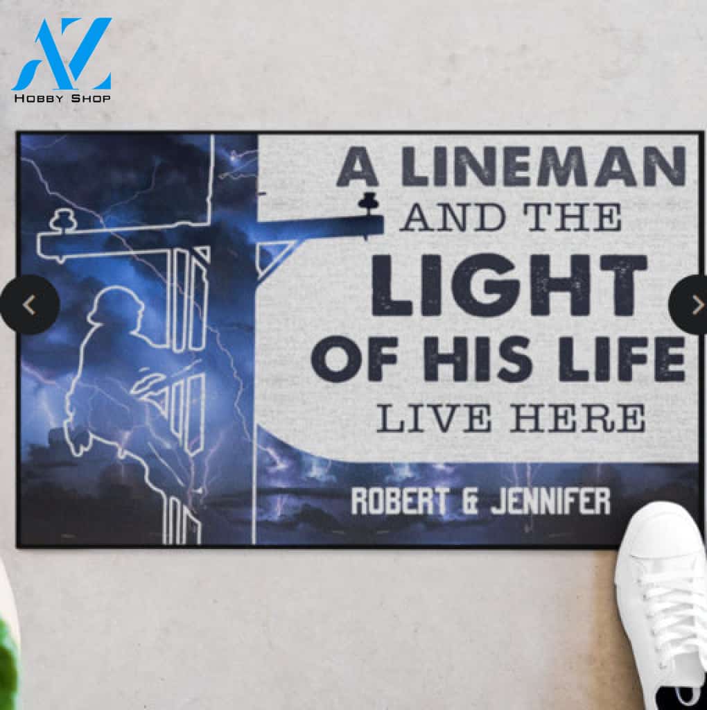 Lineman The Light Of His Life Live There Doormat