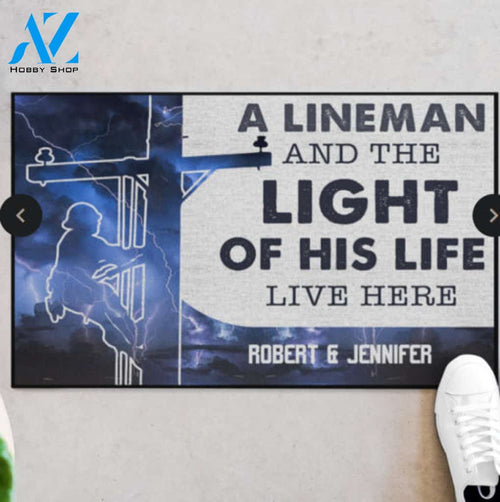 Lineman The Light Of His Life Live There Doormat