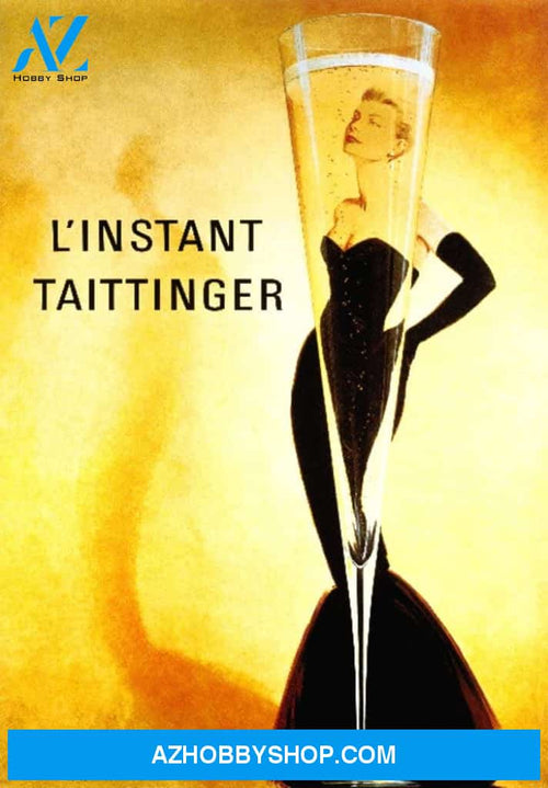 L'Instant Taittinger Vintage Poster