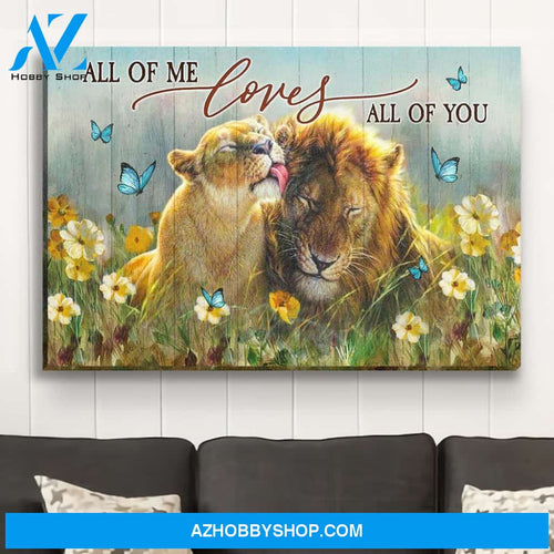 Lion - All Of Me - Premium Matte Canvas